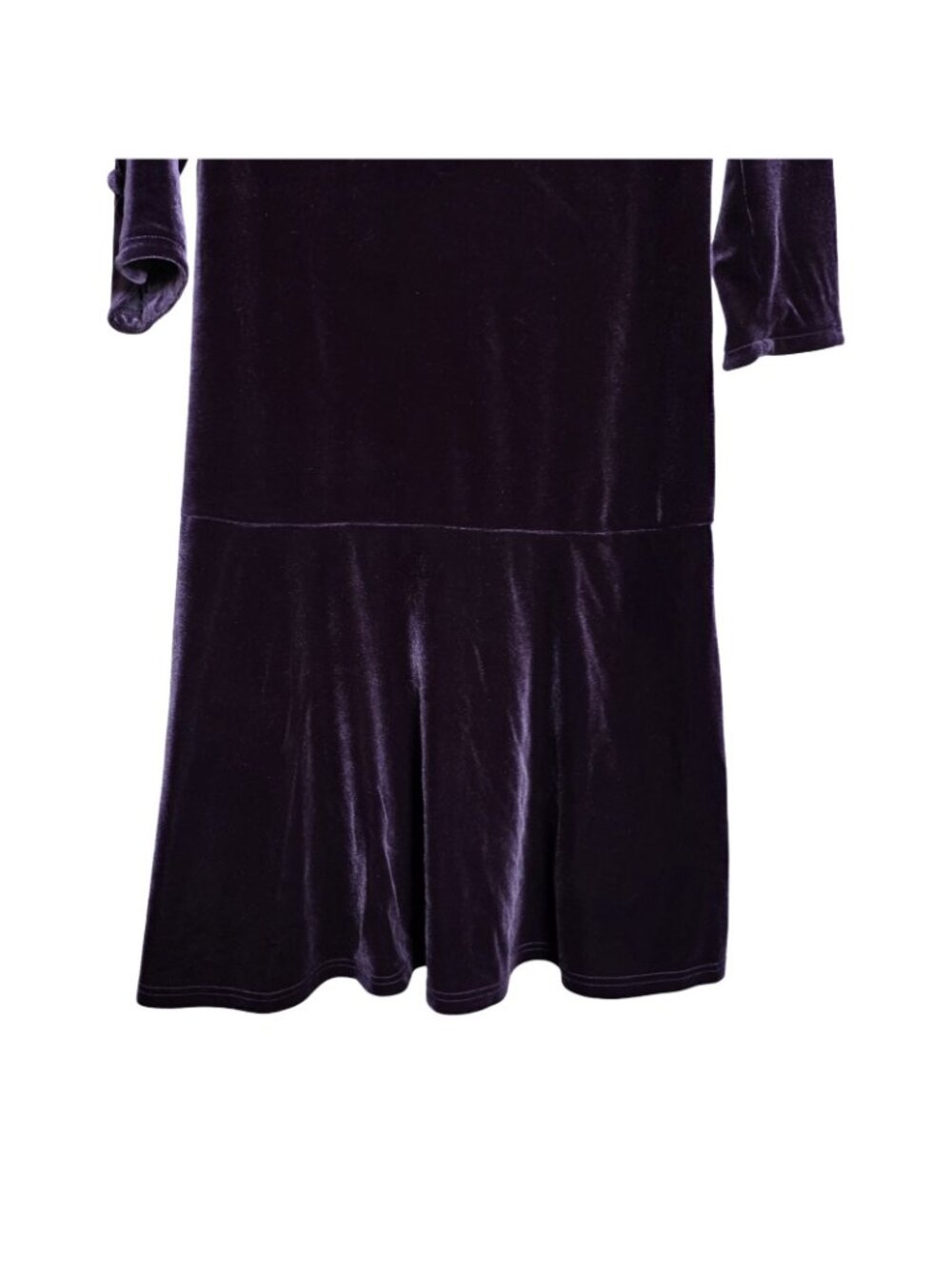 Women's - Vini Kawen Purple Velvet Dress, Size Large - Picture 4 of 8